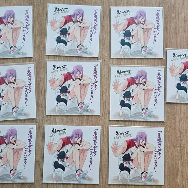 [BUNJANG] Kuroko's Basketball The Movie Last Game Murasakibara Atsushi Special Coaster Bundle Set (10 pcs) / 쿠로코의 농구 극장판 라스트 게임 무라사키바라 아츠시 특전 코스터 10개 일괄