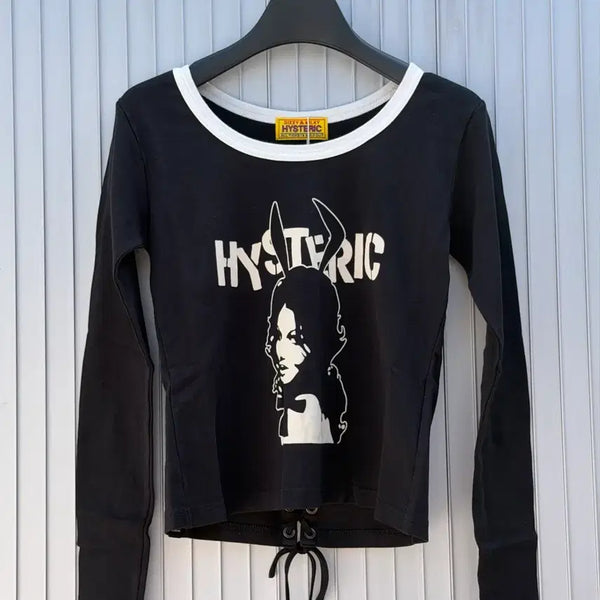 [BUNJANG] Hysteric Glamour Bunny Girl Baby Fit T-Shirt / (새상품)히스테릭글래머 25AW Bunny Girl Baby Long Sleeve