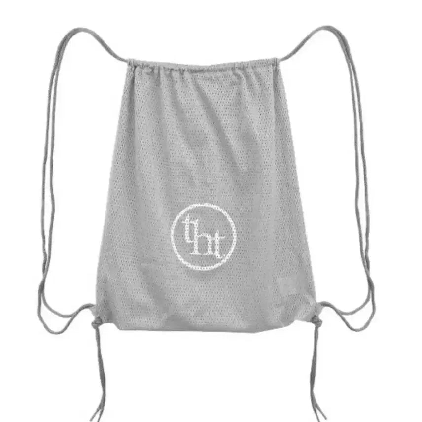 [BUNJANG] 3 Times Mesh Backpack Gym Sack Logo Bag Gray / 쓰리타임즈 매쉬 백팩짐색로고가방그레이tht 7주년기프트특전