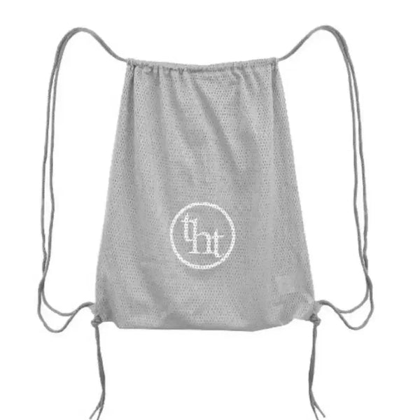 [BUNJANG] 3 Times Mesh Backpack Gym Sack Logo Bag Gray / 쓰리타임즈 매쉬 백팩짐색로고가방그레이tht 7주년기프트특전