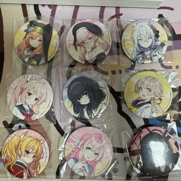[BUNJANG] Blue Archive 1st Anniversary Aniplex Trinity Can Badge Set / 블루아카이브 1주년 애니플러스 트리니티 캔뱃지
