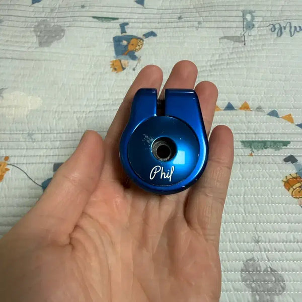 [BUNJANG] Philwood Blue Seat Clamp Top Cap Set / 필우드 블루 싯클램프 탑캡 세트