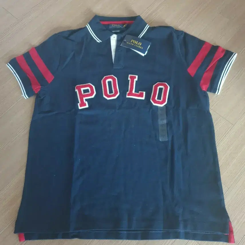 [BUNJANG] Polo Ralph Lauren New York Bulldog Navy Short Sleeve Polo Shirt L / 폴로/뉴욕 불독 네이비/L