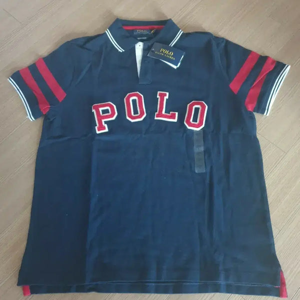 [BUNJANG] Polo Ralph Lauren New York Bulldog Navy Short Sleeve Polo Shirt L / 폴로/뉴욕 불독 네이비/L