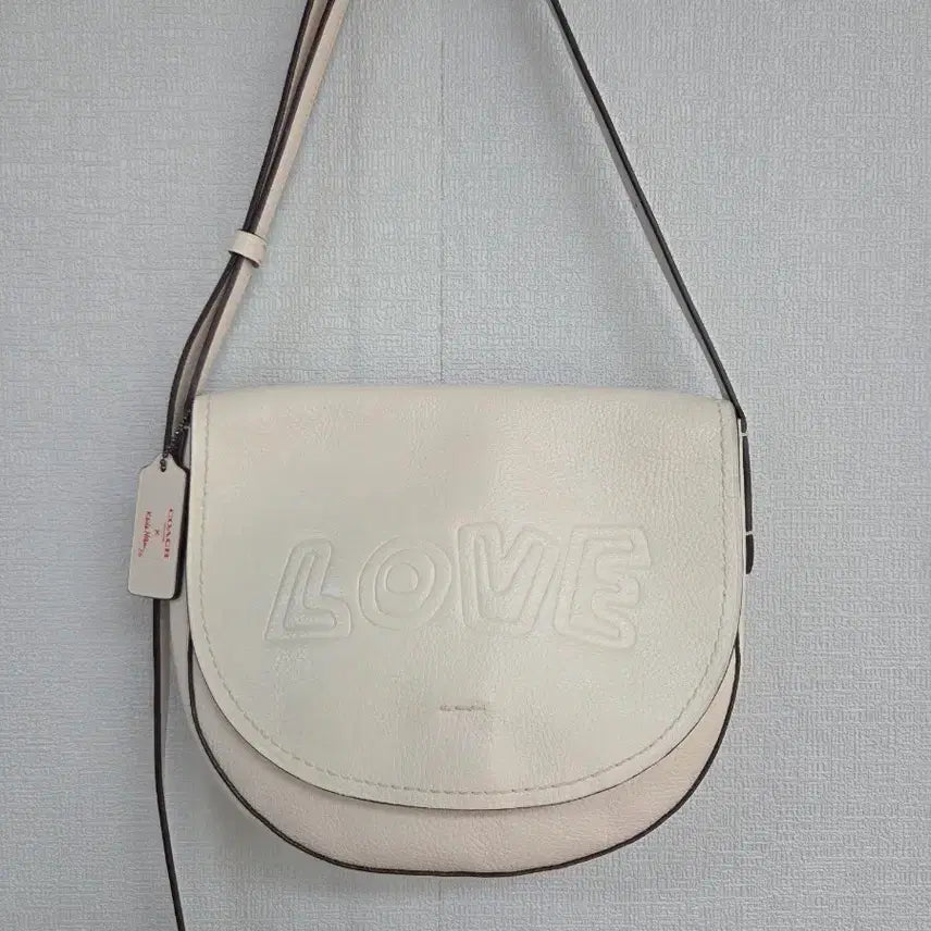 [BUNJANG] Coach x Keith Haring Collaboration Shoulder Bag / 코치 . 키스해링 콜라보 솔더백