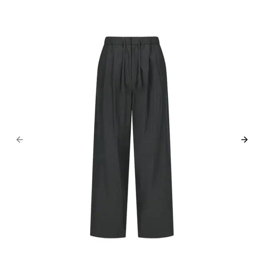 [BUNJANG] Amomento 26ss Drawstring Pants Charcoal M / [새상품] 아모멘토 26ss 드로우스트링 팬츠 차콜 m