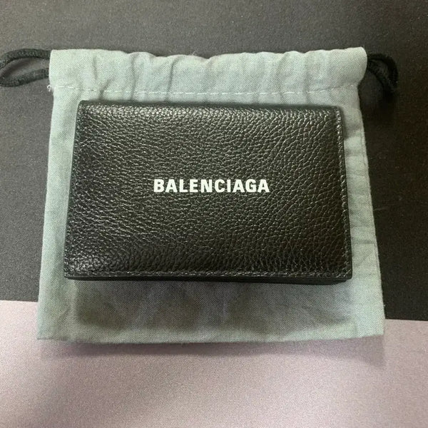[BUNJANG] Balenciaga Cash Flap and Card Holder Black / 발렌시아가 캐쉬 플랩 앤 카드홀더 블랙