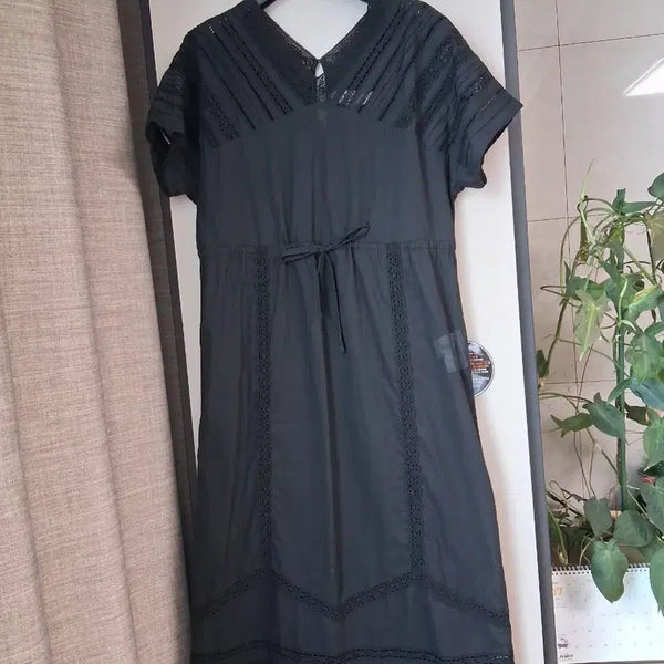 [BUNJANG] Atelier Vanessa Bruno Lace Panel Dress / 아떼바네사브루노 레이스배색 원피스
