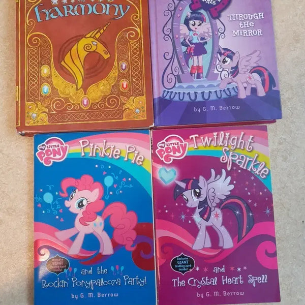 [BUNJANG] My Little Pony Book Bundle: The Elements of Harmony & More / [희귀]일괄 마이리틀포니 책 4권 the elements of harmony 등
