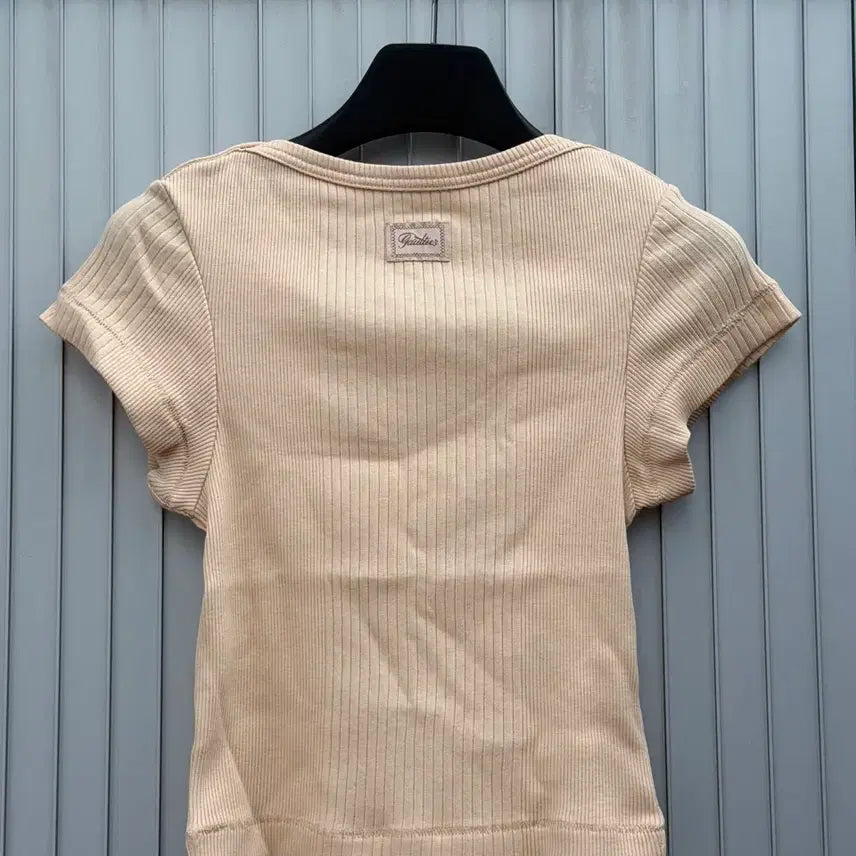 [BUNJANG] Jean Paul Gaultier Logo Patch Baby Fit T-Shirt / (새상품)장폴고티에 26SS Logo Patch Baby Tee 크롭티