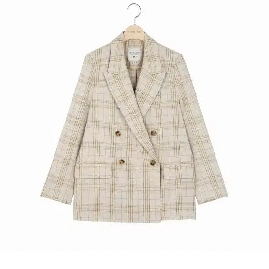 [BUNJANG] Thursday Island Double-Breasted Check Jacket / 써스데이아일랜드 더블여밈체크자켓
