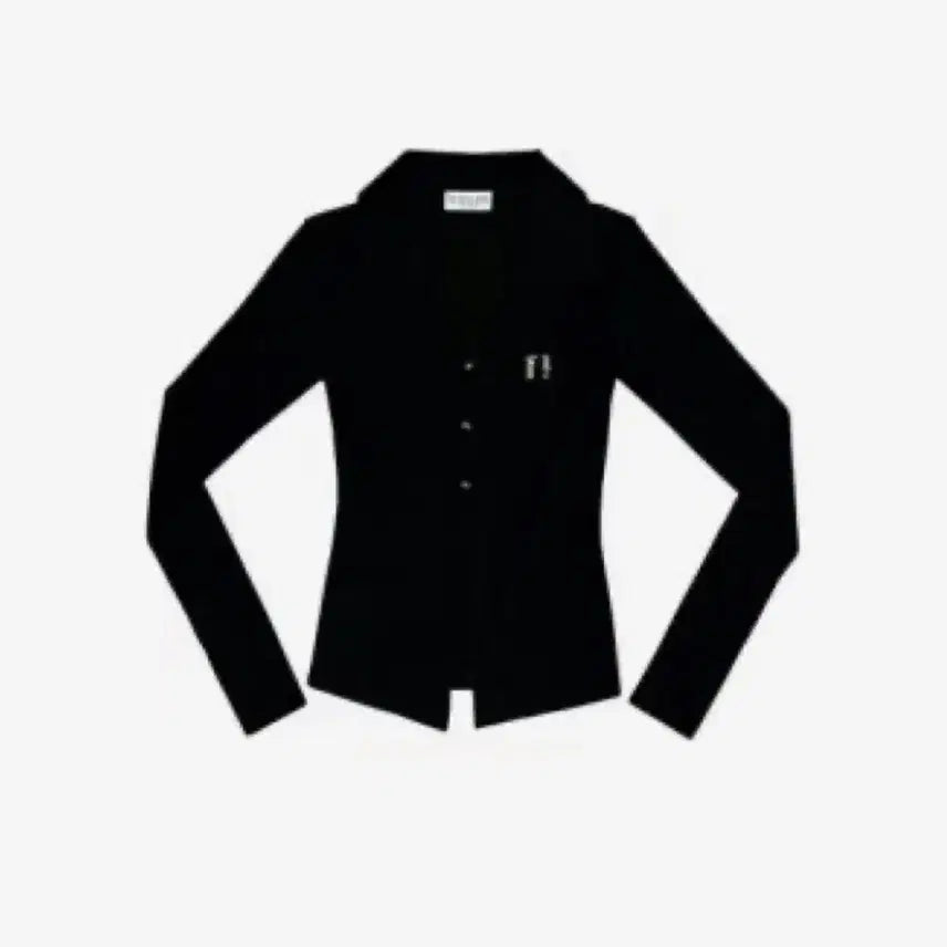 [BUNJANG] Newrealin Emblem Long-Sleeve Shirt Top Black / 뉴얼린 엠블럼 셔츠 탑 블랙 판매 롱슬리브
