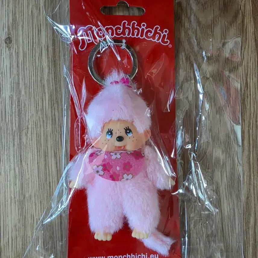 [BUNJANG] Monchhichi Cherry Blossom (Sakura) Keychain / 몬치치 체리블러썸(사쿠라) 키링