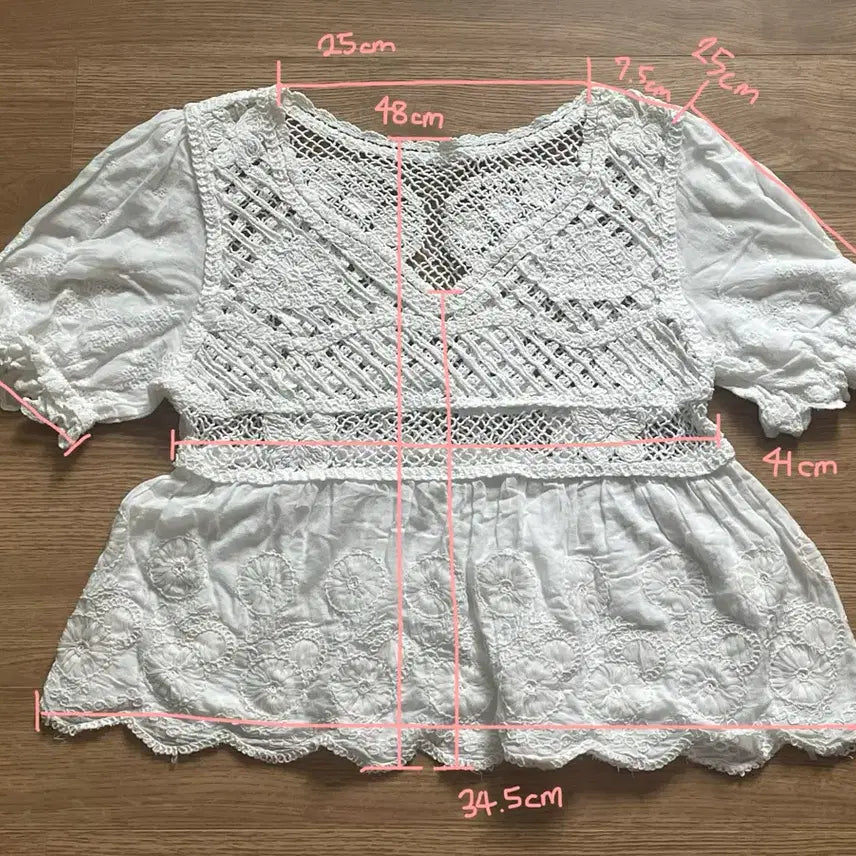[BUNJANG] Crochet Blouse / 크로셰 블라우스