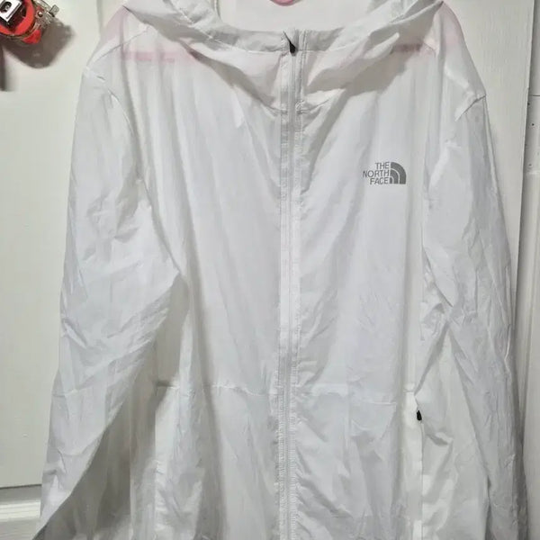 [BUNJANG] The North Face TNF Run EX White Lightweight Windbreaker 2XL / 노스페이스 TNF런 EX 화이트 경량 바람막이 2XL
