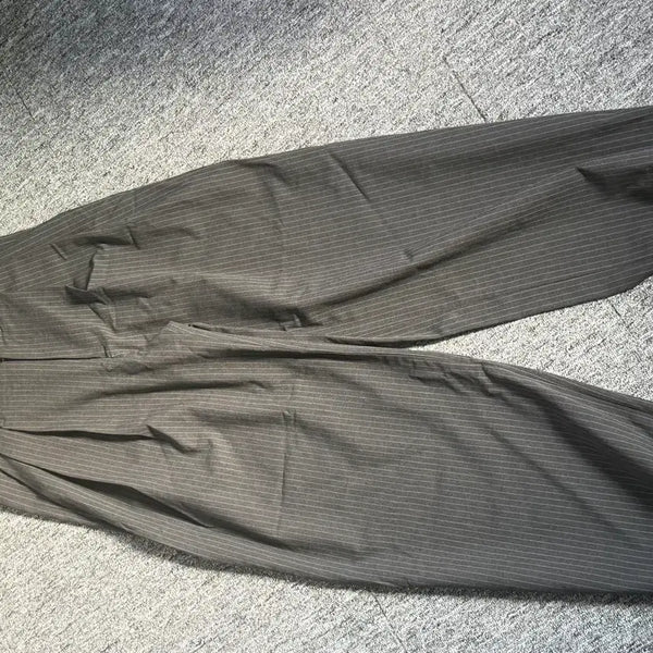 [BUNJANG] JUAN Stripe Wide Trousers S / JUAN 스트라이프 와이드 트라우저 s