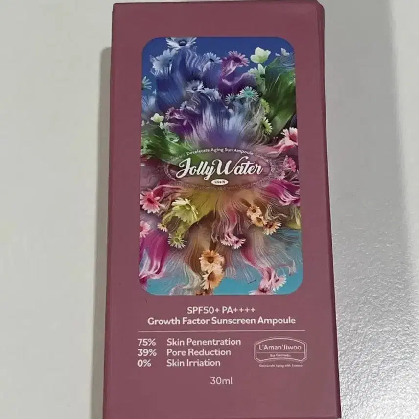 [BUNJANG] LaMangeJiwu Jolly Water Sun Ampoule Peptide Tube Sun Cream SPF50+ PA+ / 라망지우 졸리워터 선앰플 펩타이드 튜브형 선크림 미개봉