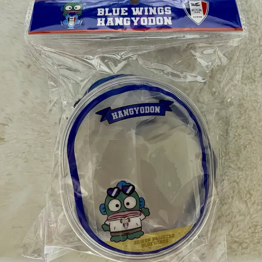 [BUNJANG] K League x Sanrio Suwon FC Han Gyo-dong Transparent Pouch / K리그X산리오 수원삼성 한교동 투명 파우치 판매