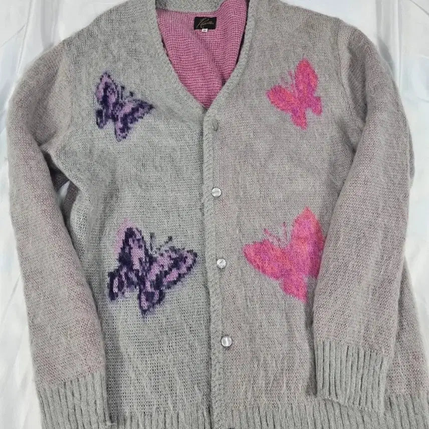 [BUNJANG] Needles Papillon Cardigan - Size M / 니들스빠삐용가디건