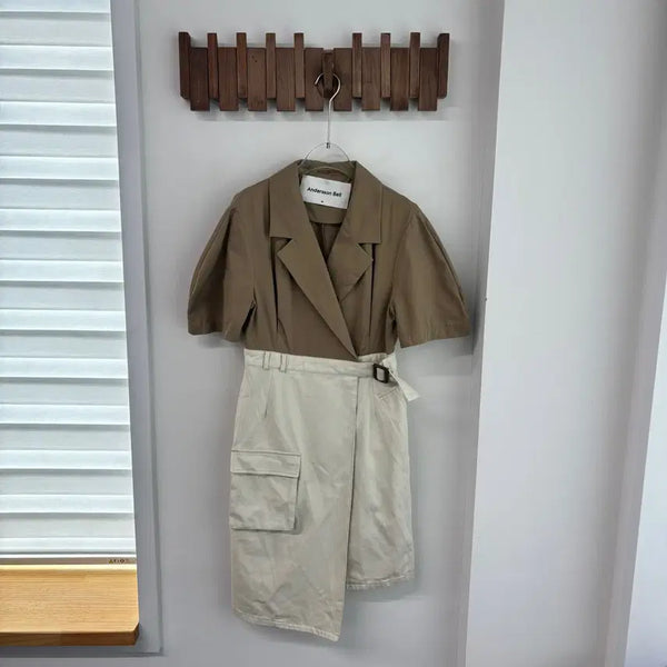 [BUNJANG] Andersson Bell Short Sleeve Wrap Dress / 앤더슨벨 반팔 랩 원피스