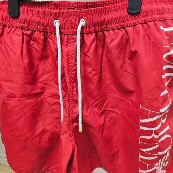 [BUNJANG] Emporio Armani Red Swim Shorts IT50 / 엠포리오 아르마니 반바지(수영복) IT50