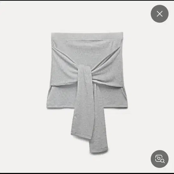 [BUNJANG] Mixxo Knot Bustier Grey / 미쏘 매듭 뷔스티에 그레이
