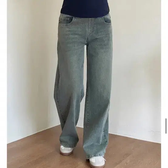 [BUNJANG] Soim Maternity Jeans Denim Medium Vintage Blue / 소임 임산부 청바지 데님 M 미듐 사이즈 판매해요