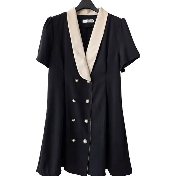[BUNJANG] Black Jacket Style Mini Dress / 55/블랙 자켓형 미니원피스