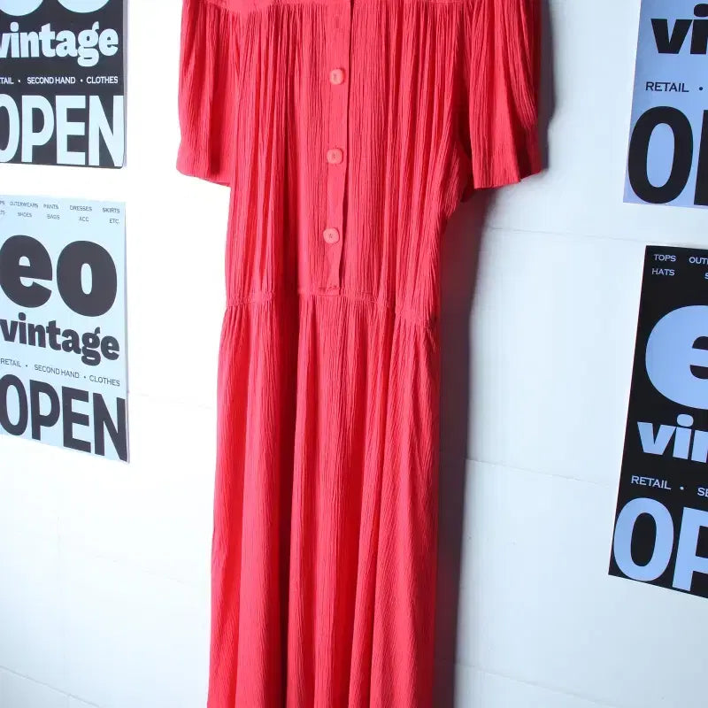 [BUNJANG] Leslie Faye Short Sleeve T-Shirt Dress / W(L-XL) 레슬리 페이 반팔 티셔츠 드레스 USA 80-H36274