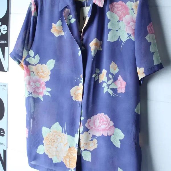 [BUNJANG] And J Eyer Half Sleeve Collar T-Shirt (L-XL) / W(L-XL) 언 주르 아예르 반팔 카라 티셔츠 부분이염-H36275