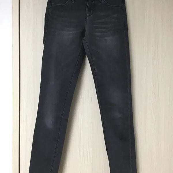 [BUNJANG] Uniqlo Grey Washed Skinny Jeans / [새상품] 유니클로 그레이 워싱 스키니진