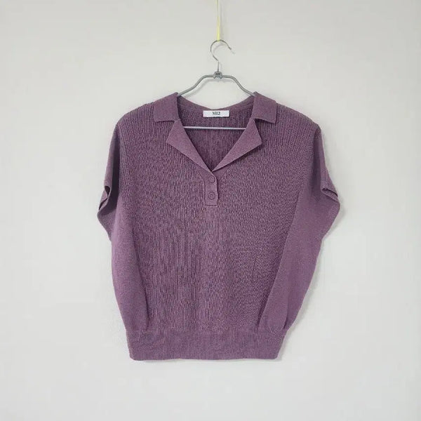 [BUNJANG] MH2 Purple Knit / M12 퍼플 니트
