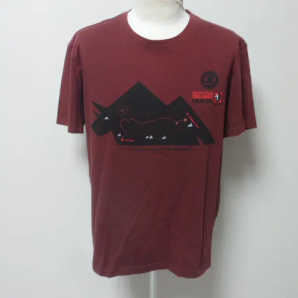 [BUNJANG] Blackyak/Nepa Men's Round Neck T-Shirt 2-Piece Set (Size 100, Brown/Navy) / 블랙야크/네파(2벌세트)남성/반팔/라운드 티셔츠/100/상태최상