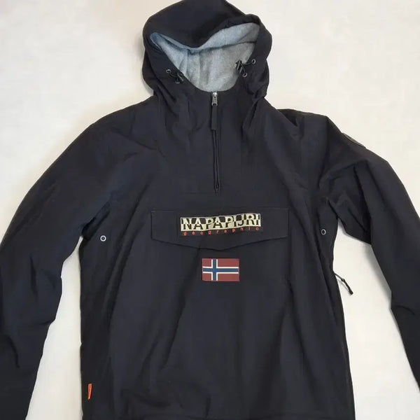 [BUNJANG] Napapijri Rainforest Anorak Jacket Black L / 나파피리 레인포레스트 아노락 자켓 블랙 L