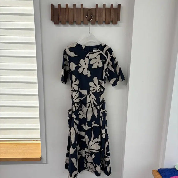 [BUNJANG] Max Mara Belted Long Dress / 막스마라 벨티드 롱 원피스