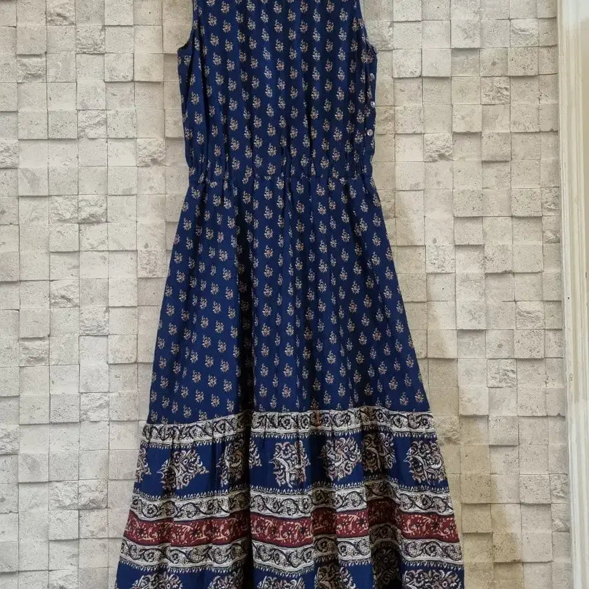 [BUNJANG] Libre Ethnic Cotton Long Dress / Libre 에스닉 아사면 롱원피스