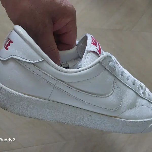 [BUNJANG] Nike Blazer Low White/Red Sneakers (255) / 나이키 브레이저 로우 흰색/빨강  255
