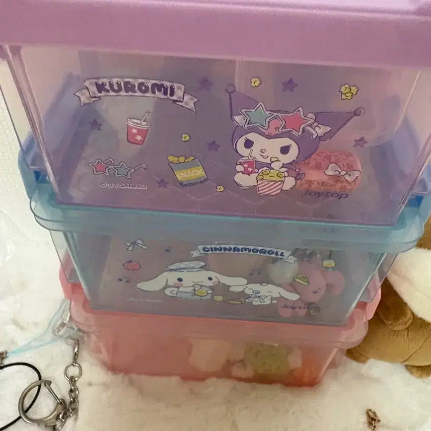 [BUNJANG] Sanrio My Melody, Cinnamoroll, Kuromi Storage Box Set / 산리오 마이멜로디 시나모롤 쿠로미 수납함