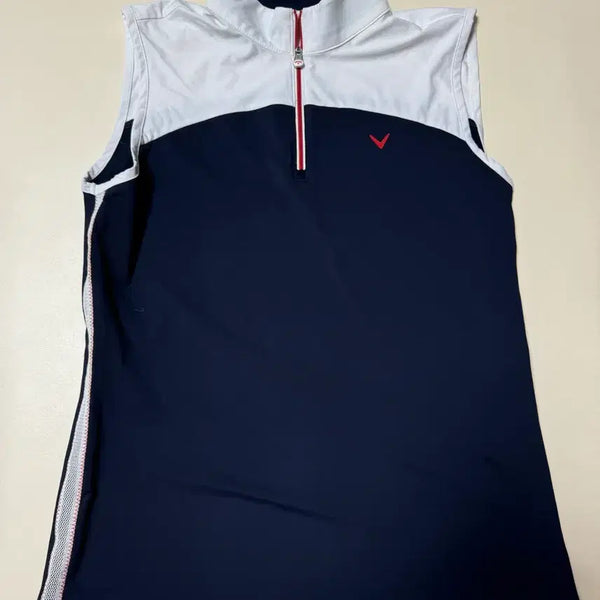 [BUNJANG] Callaway Romelia Sleeveless Jersey Top - Size 95 (Fits 66) / (상태SS)캘러웨이 냉감 로멜리아나 저지소재 민소매나시95(66)