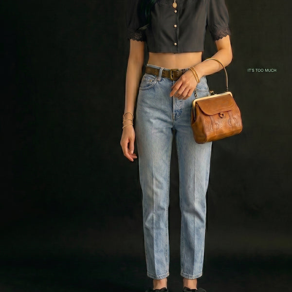 [BUNJANG] Levi's Women's Vintage Straight Leg Jeans (Light Wash/Mid Wash) / Q289 리바이스청바지허리26 여자청바지샵 여성빈티지데님연청 중청일자