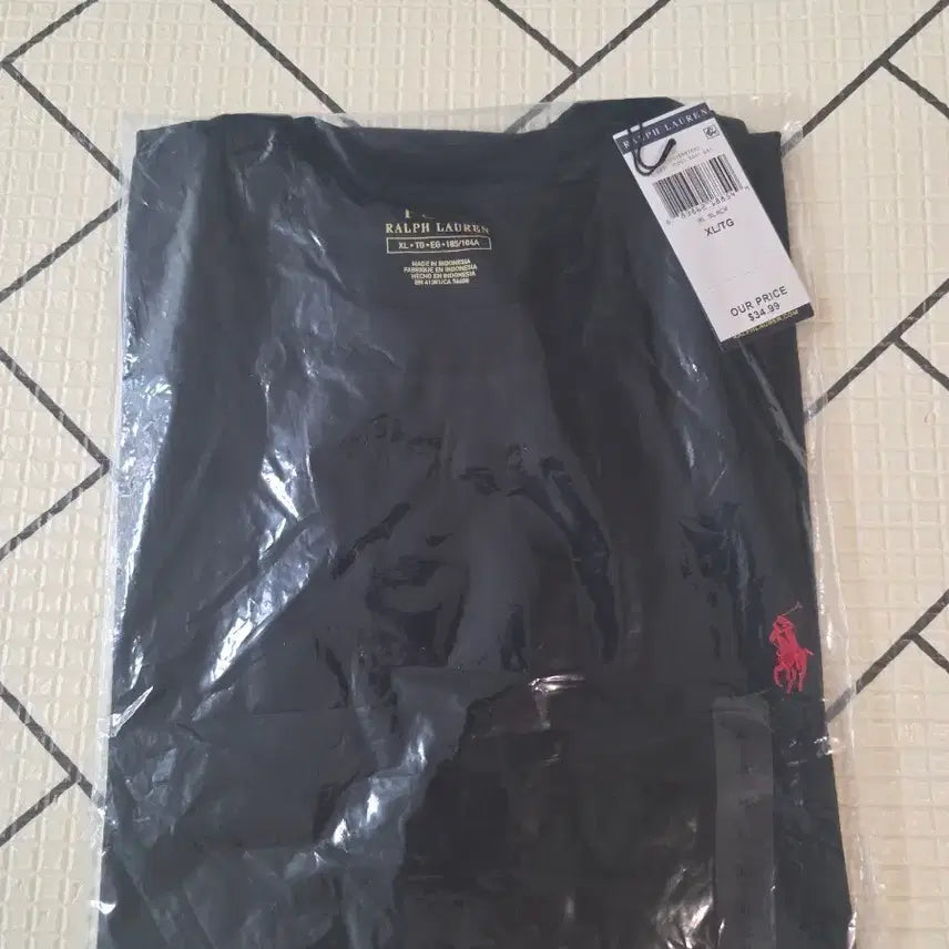 [BUNJANG] Polo Ralph Lauren Short Sleeve T-Shirt Black XL / 폴로 랄프로렌 반팔티 블랙 XL