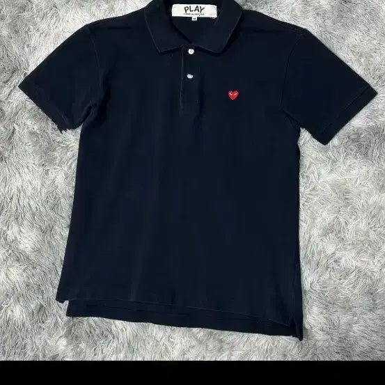 [BUNJANG] Comme des Garçons Small Logo Polo T-shirt / 꼼데가르송 스몰로고 폴로반팔