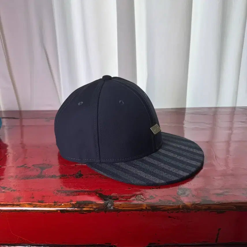 [BUNJANG] SMITH BRIDGE Stripe Visor Snapback Cap / Stripe Visor Snapback Cap / 스트라이프 챙 스냅백