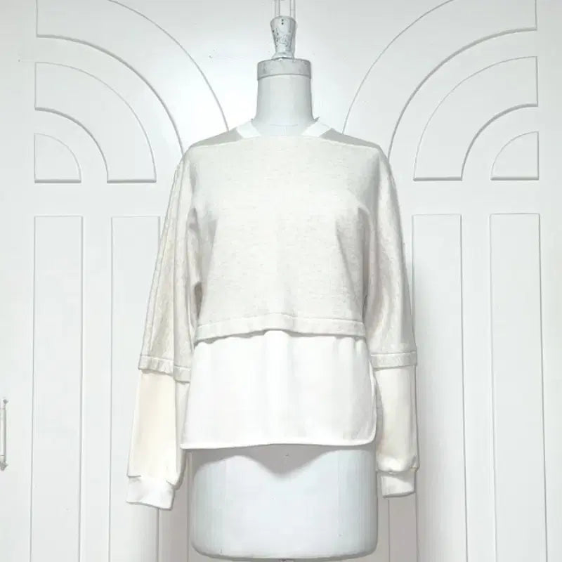 [BUNJANG] 3.1 Phillip Lim Layered Sweatshirt / 필립림/정품 레이어드 맨투맨 긴팔 여XS 44 85/라덴