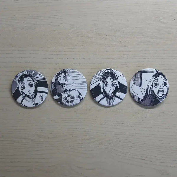 [BUNJANG] Blue Lock Gagamaru Gin Unofficial Button Badge Bundle Set / 블루록 가가마루 긴 비공식 캔뱃지 일괄