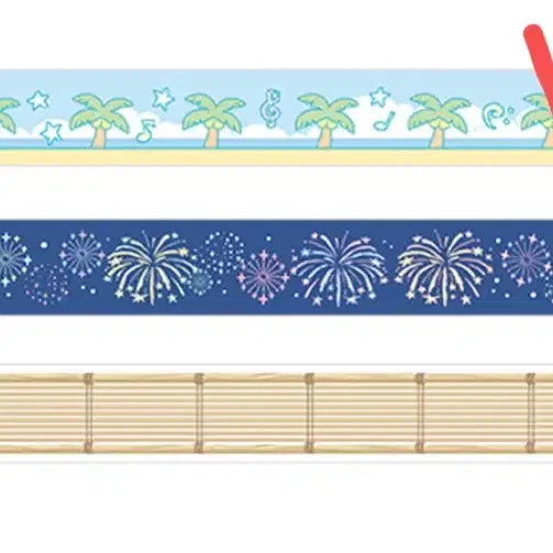[BUNJANG] Achucoco Summer Washi Tape / 아츄코코 여름마테