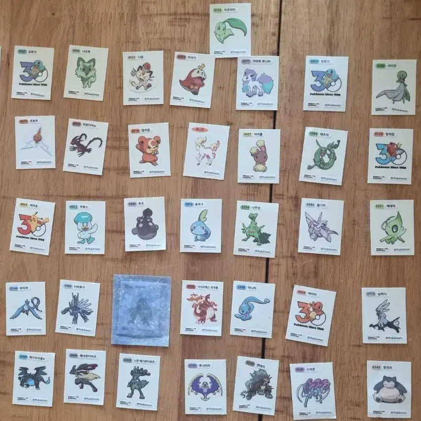 [BUNJANG] Pokemon Stickers Bundle / 포켓몬 띠부실 팝니다