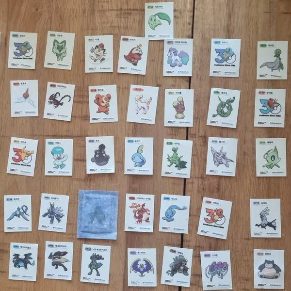[BUNJANG] Pokemon Stickers Bundle / 포켓몬 띠부실 팝니다