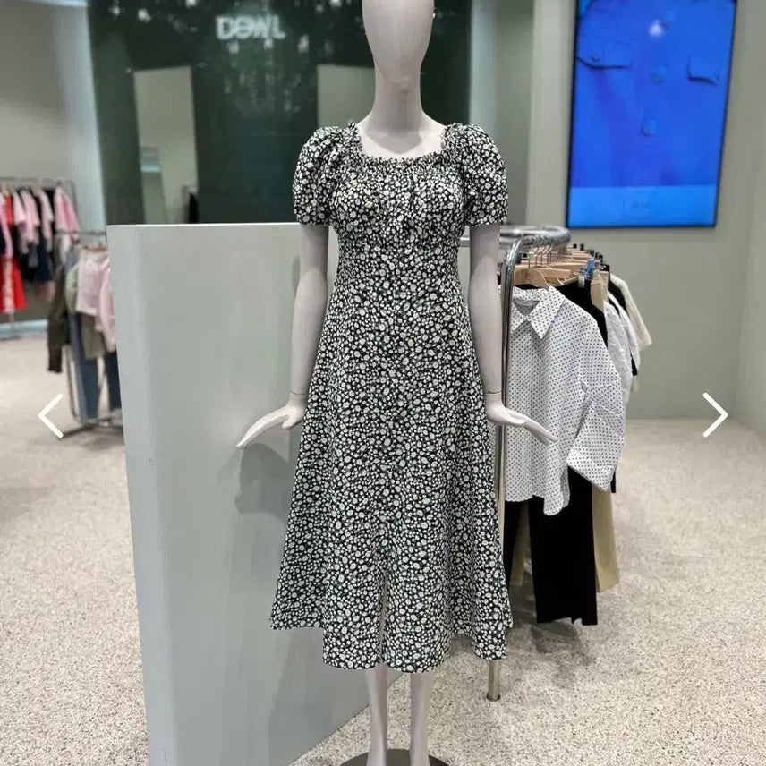 [BUNJANG] Duel Flower One-Piece Dress / 듀엘 플라워 원피스