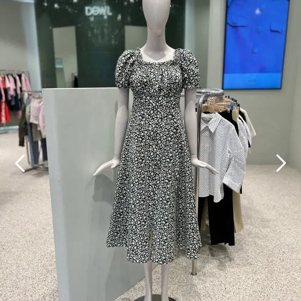 [BUNJANG] Duel Flower One-Piece Dress / 듀엘 플라워 원피스